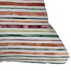 Ninola Design Moroccan Tropic Stripes Outdoor Throw Pillow Green/Pink - Deny Designs - 2 of 3