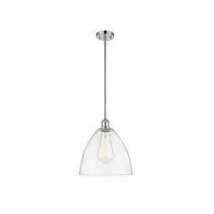 Bristol Glass - 1 Light Mini Pendant In Industrial Style-12.75 Inches Tall and 12 Inches Wide - 1 of 1