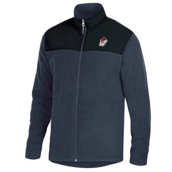 NCAA Georgia Bulldogs Gray Fleece Full Zip Jacket