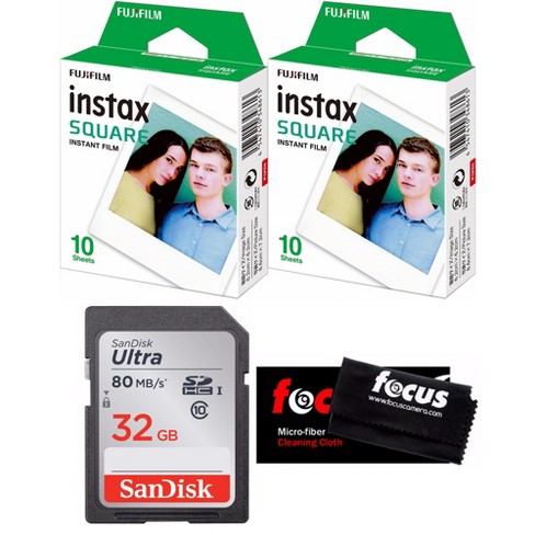 Instax Mini or SQ Photo Box for 20 Photos. Storage Box for 