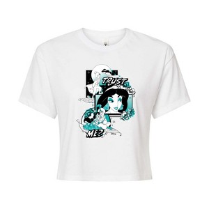 Women's - Disney Princess - Jasmine Pop Cropped Graphic T-Shirt - 1 of 4