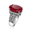 Ross-Simons 13.00 Carat Ruby Ring in Sterling Silver - 3 of 4