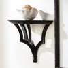 Plum & Post Bennett Large Mango Wood Black Wall Mount Shelf - 2 of 4