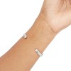 Zodaca Inspirational Silver Wrist Bracelet Cuff for Women, Namaste All Day, 2.6x2 In - 4 of 4