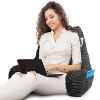 Nestl Reading Pillow for Bed with Fleece Blanket, Standard Bed Pillows for Sitting Up in Bed, Bed Rest Pillow - 2 of 4