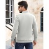 BLUEMING Men's Marled Knit Fleeced Sweatshirts Henley Neck Tops Warm Knitted Winter Thermal Sweat Shirts Button Mens Pullovers - 2 of 4
