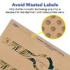 Avery Kraft Brown Wraparound Band Labels with Sure Feed, 1.5" x 7.75", 75 Kraft Brown Labels, Print-to-the-Edge, Laser/Inkjet Printable Labels - 4 of 4