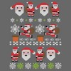 Juniors Womens Lost Gods Santa Claus Ugly Christmas Sweater T-Shirt - 2 of 4