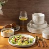 Itopfox Ceramic Dinnerware Set for 4 with Speckled Stoneware Plates and Bowls, Scratch Resistant, Dishwasher & Microwave Safe Dishes - 4 of 4