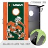NCAA Miami Hurricanes 2'x3' MDF Toss Game Set - 3 of 4