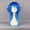 Unique Bargains Women's Curly Wigs 24" Blue Gradient with Wig Cap Long Hair - 2 of 4