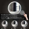 UNISOAR Round LED Bathroom Mirror with Lights - 3 of 4