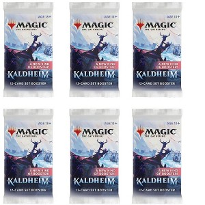 Magic the Gathering 6 Packs MTG Set Booster Pack Lot MTG Kaldheim - 1 of 4