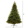 Nearly Natural 9-ft Colorado Mountain Fir “Natural Look-in Tree with 900 Multi LED Lights and 4600 Bendable Branches - 2 of 4