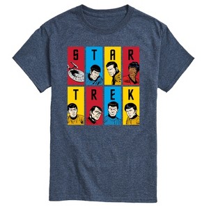 Men's - Star Trek - Retro Original Series Crew Short Sleeve Graphic T-Shirt - 1 of 4