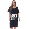 Just Love Short Sleeve Nightgown Sleep Dress for Women - 2 of 3