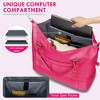 Generic Weekender Bag for Women,Travel Carry On Bag with Shoe Compartm - 3 of 4