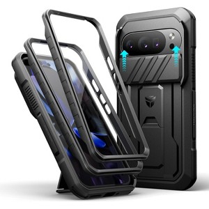 Dexnor for Google Pixel 10/10 Pro Case with Slide Camera Cover & 2 Front Frames Shockproof Protective Cover - 1 of 3