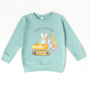 The Juniper Shop Eggs-Cavator Toddler Sweatshirt - 1 of 4