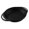 Pie Pan - Pre-Seasoned Cast Iron 12 x 9.5 x 2 Inches By Old Mountain