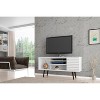 Sapphtopaz Modern TV Stand for TVs Up to 55" with Storage Cabinet&Open Shelves Entertainment Center with Splayed Wood Leg for Living Room - 4 of 4