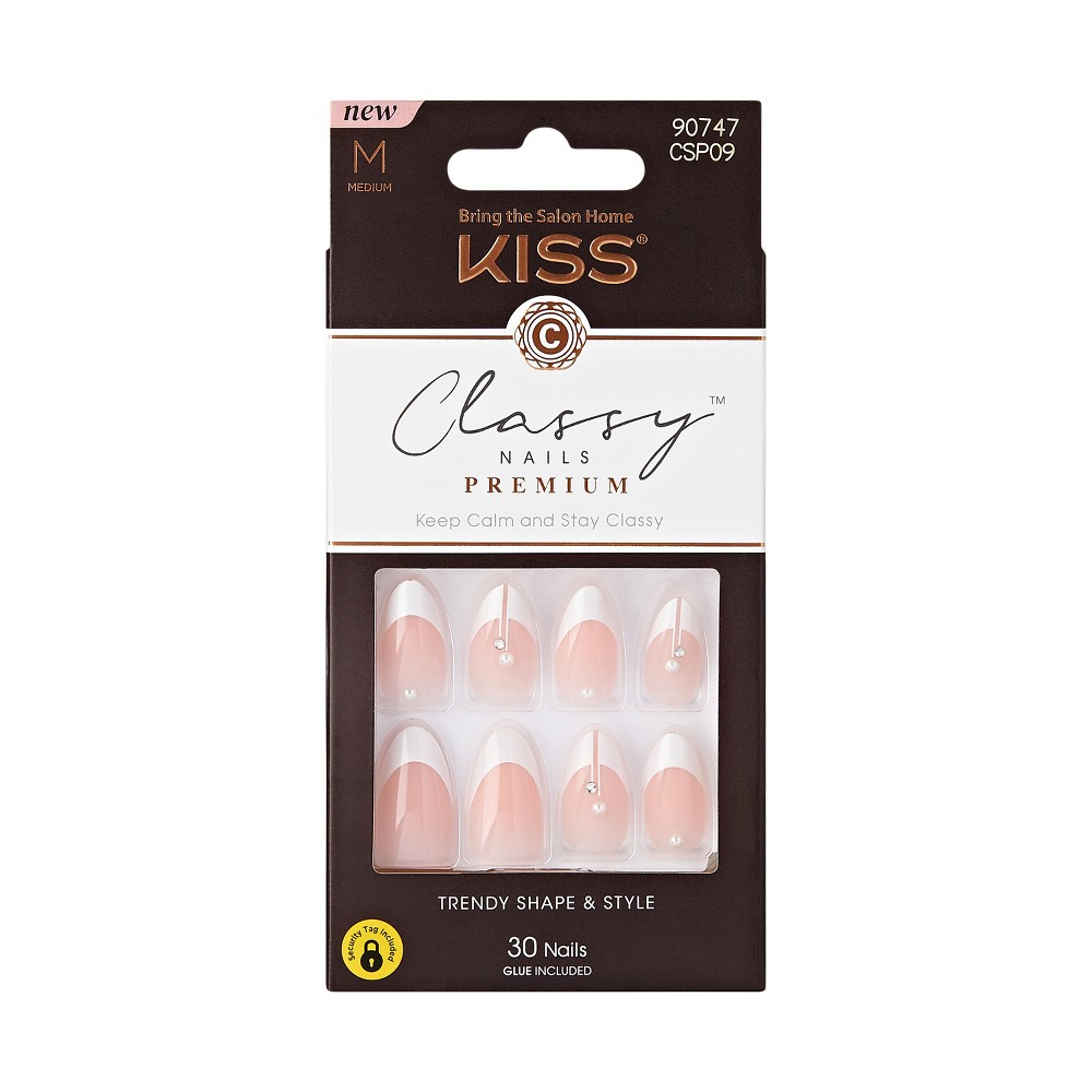 Photos - Manicure Cosmetics KISS Products Fake Nails - Highlights - 33ct