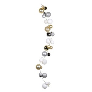 Vickerman 6' Christmas Assorted Ball Ornament Garland - 1 of 2