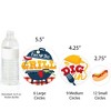 Big Dot of Happiness Fire Up the Grill - Summer BBQ Picnic Party Giant Circle Confetti - Party Decorations - Large Confetti 27 Count - 3 of 4