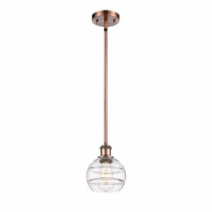 Rochester - 1 Light Stem Hung Mini Pendant In Industrial Style-7.88 Inches Tall and 5.88 Inches Wide - 1 of 1