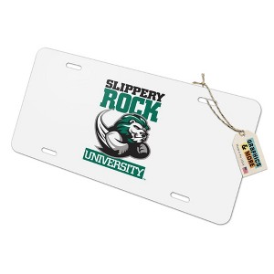 Slippery Rock Secondary Logo  Novelty Metal Vanity Tag License Plate - 1 of 4