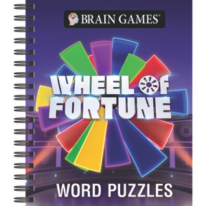 Brain Games - Wheel of Fortune Word Puzzles - by  Publications International Ltd & Brain Games (Spiral Bound) - 1 of 1