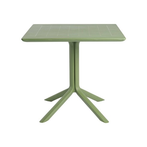 Lagoon Venice Square Outdoor Dining Table Olive Green: Weather ...