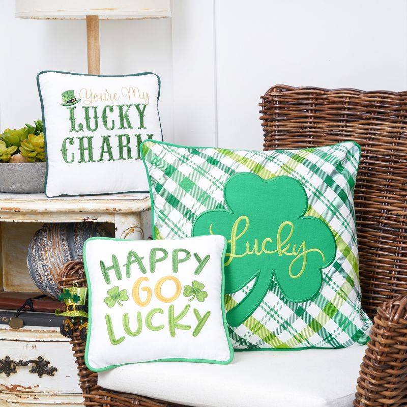 C&F Home Happy Go Lucky St. Patrick's Day Cotton Pillow, 5 of 6