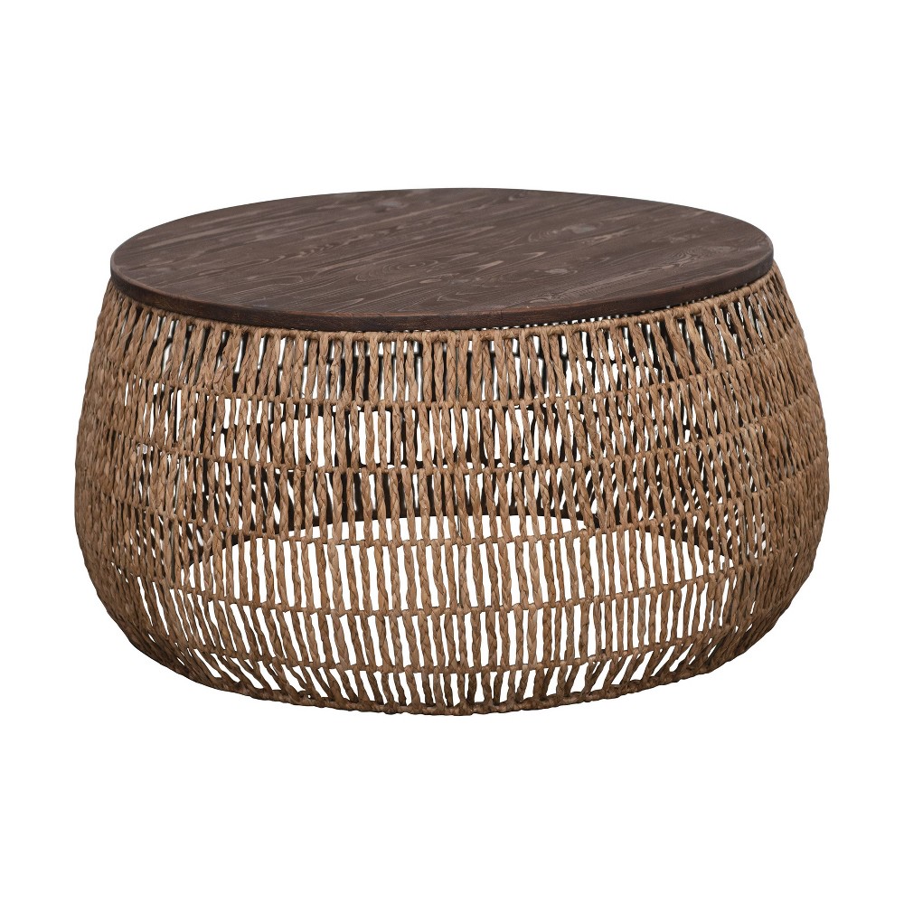 Photos - Coffee Table Storied Home Wood Round  Natural