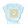 Simply Sage Market S.W.Smiley Mustard Smiley Flowers Short Sleeve Tee - 2 of 4
