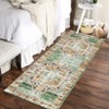 Vintage Oriental Medallion Rug Non Slip Ultra-Thin Rug - 2 of 4