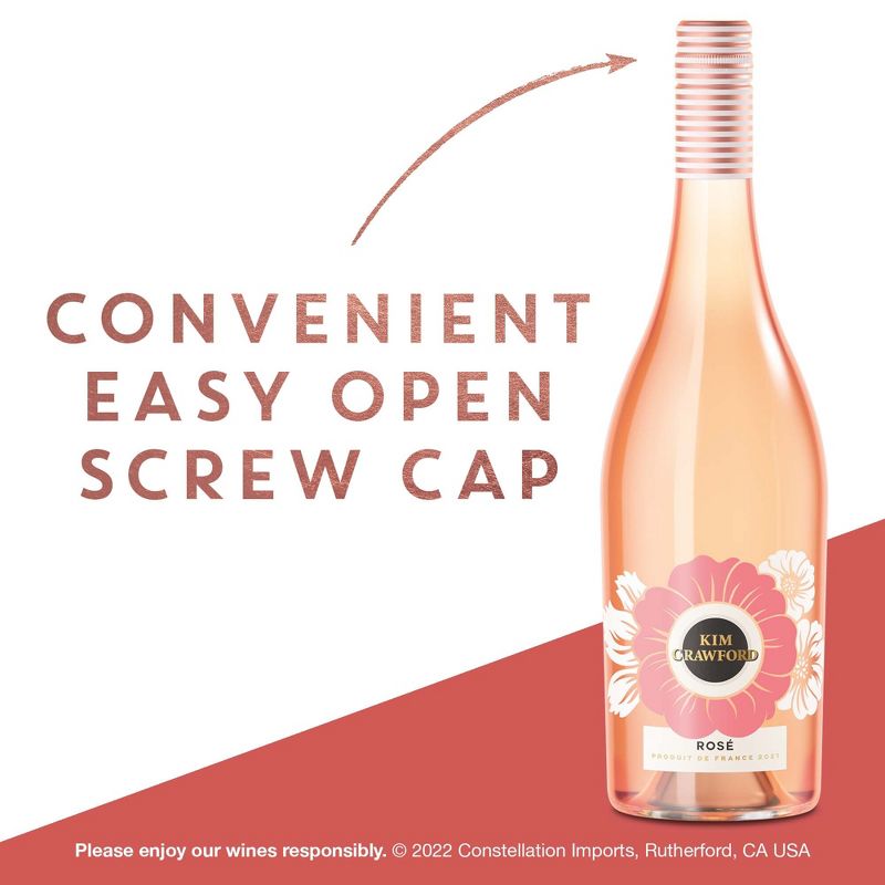 Kim Crawford Rose Wine - 750ml Bottle, 4 of 16