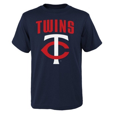 Mlb Minnesota Twins Boys' Oversize Graphic Core T-shirt - Xs : Target