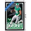 Trends International NFL Philadelphia Eagles - Dallas Goedert 24 Framed Wall Poster Prints - 3 of 4