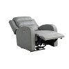 Relax-A-Lounger Alpine Power Recliner Gray Vegan Leather - 4 of 4