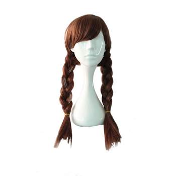 Unique Bargains Women's Wigs 31" Brown with Wig Cap