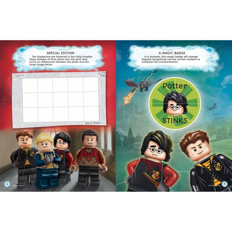 Lego Harry Potter: Let the Triwizard Tournament Begin! - (Sticker Books) by  Ameet Publishing (Paperback), 4 of 8