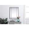 Elegant Lighting French Panel Wall Mirror 30x40 Inch In Black - 2 of 4