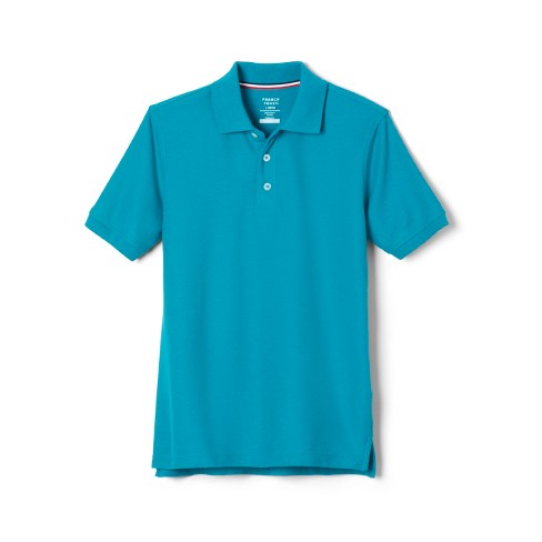 French Toast School Uniform Co-ed Short Sleeve Pique Polo-adult-teal-s ...