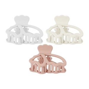 Unique Bargains Women's Elegant Butterfly Hair Clips 1.81"x1.30"x1.10" 3 Pcs - 1 of 3