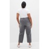 Women's Plus Size Harley Lana Crop Jean - grey wash | CITY CHIC - 4 of 4