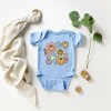 The Juniper Shop Flower Smiley Face Baby Bodysuit - image 2 of 2