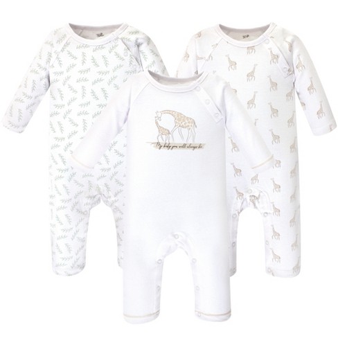 NEW BLUE Baby Boys Pure Cotton Giraffe Sleepsuit Size First Size to 12/18M 