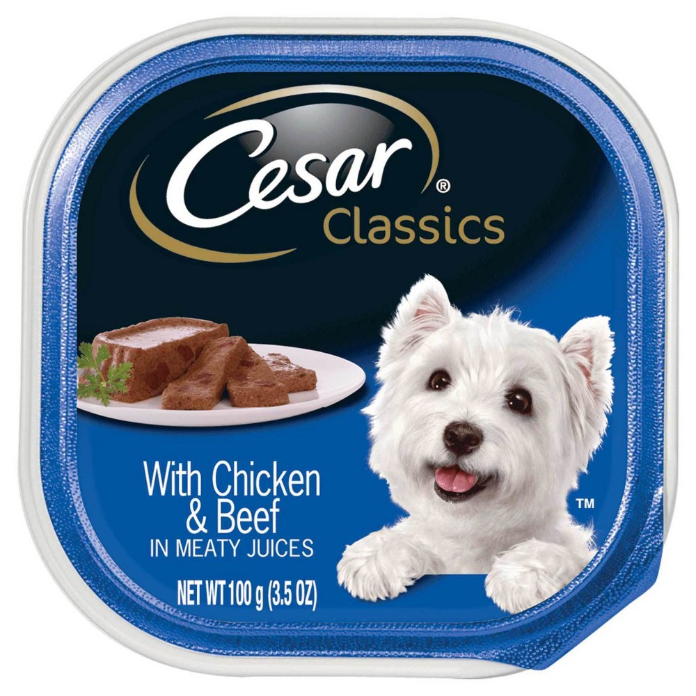 UPC 023100014098 product image for Cesar Canine Cuisine Wet Dog Food Chicken & Beef 3.5 oz | upcitemdb.com