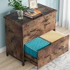 Tribesigns 2-Drawer File Cabinet, Lateral Filing Cabinet - 2 of 4
